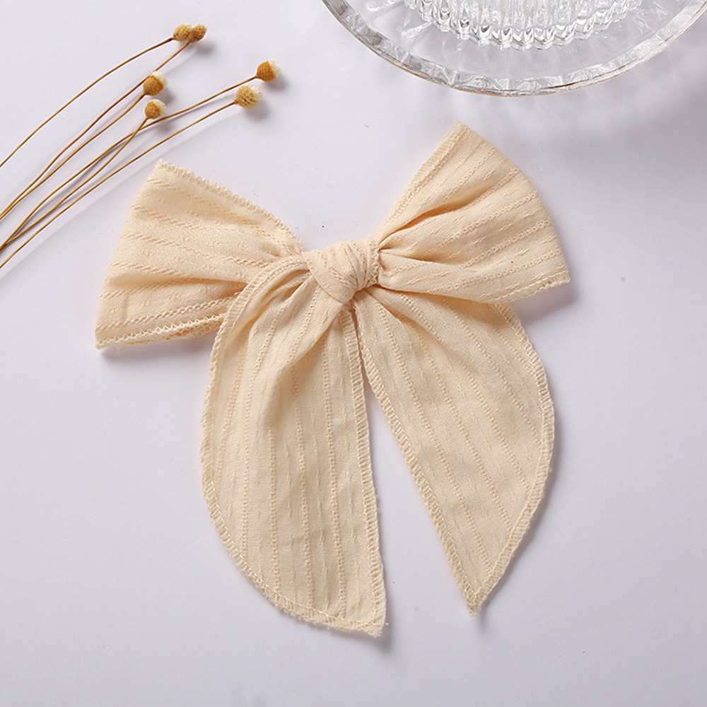 6 Inch Solid Large Ribbon Hair Bow For Girls Kids Handmade Grosgrain Bows With Clips Boutique Hairpins Hair Accessories 1583