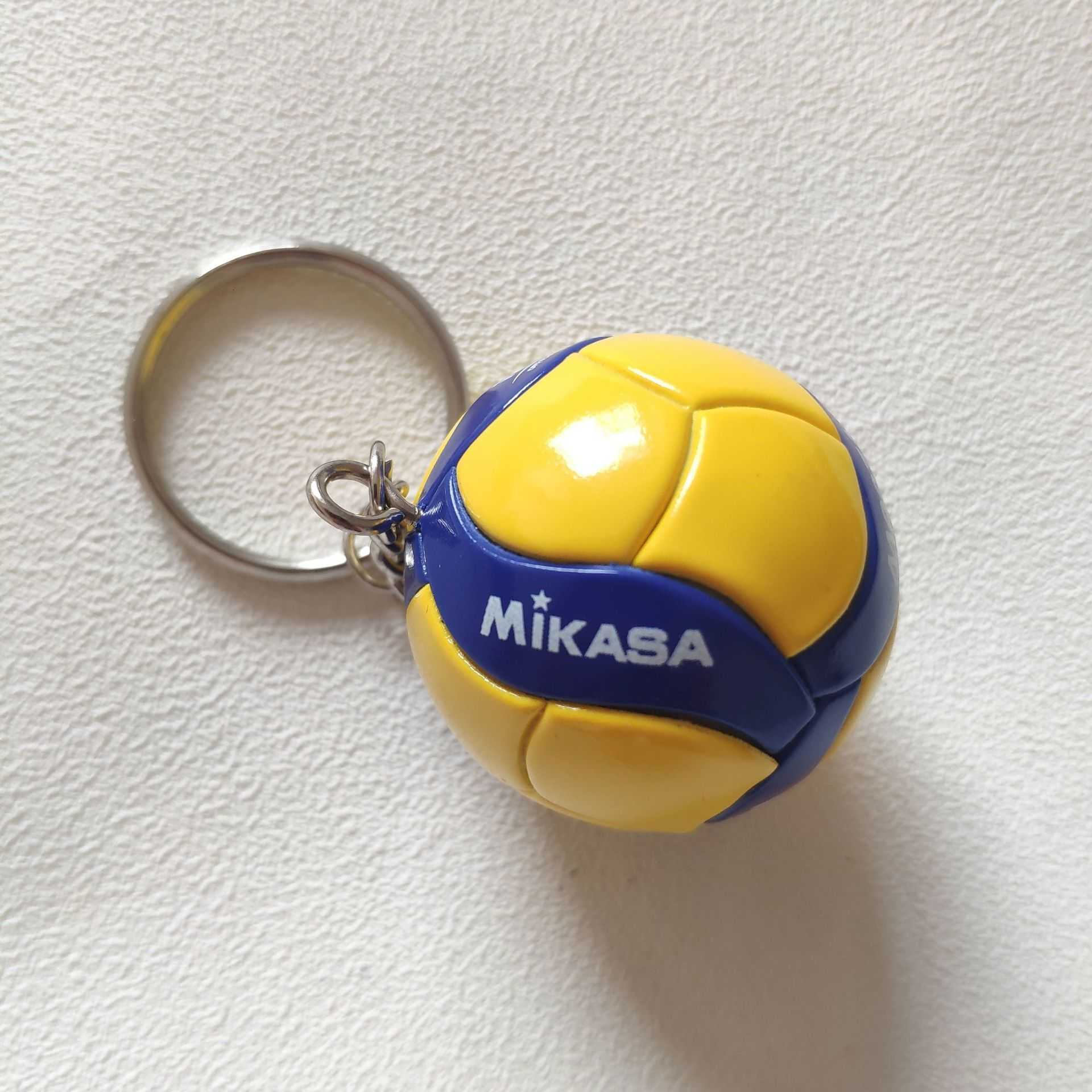 Key Rings V200w Mini PVC Volleyball Keychain Sport Key Chain Gift Car Ball Key Holder Ring For Players Men Women Keyring Birthday Gift G230210