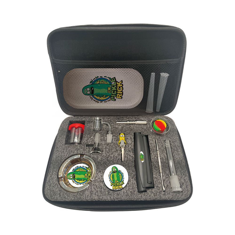 OilSeed rolling Tray Hookahs herb Grinder Storage Tank Ashtray Titanium Nail digging Spoon 15-piece Tobacco Accessories Pack accessories bongs set
OilSeed rolling Tray Hookahs herb Grinder Storage Tank Ashtray Titanium Nail digging Spoon 15-piece Tobacco Accessories Pack accessories bongs set