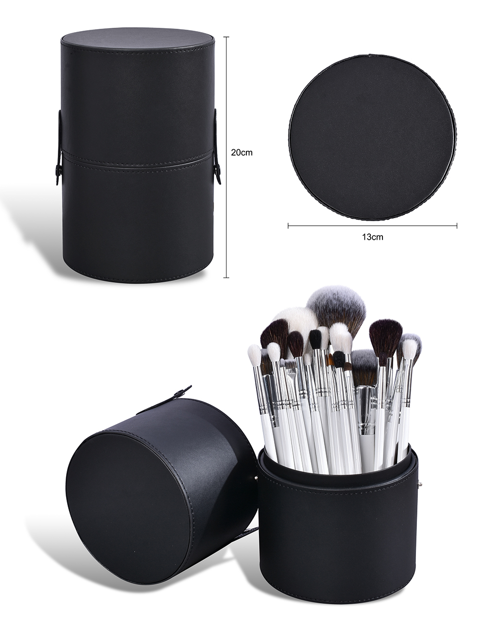 Eye Shadow 26pcs Makeup Brushes Set Blush Foundation Concealer Eyeshadow Eyebrow Powder Cosmetic Brush Soft Fiber Face Make Up Beauty Tools 230211
