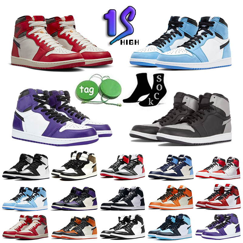 Jumpman 1 2023 Basketball Shoes 1s Patent Royal Bred Starfish Lost Found Gorge Green Stage Haze Bubble Gum Heritage UNC Mens Women Sneakers
Jumpman 1 2023 Basketball Shoes 1s Patent Royal Bred Starfish Lost Found Gorge Green Stage Haze Bubble Gum Heritage UNC Mens Women Sneakers