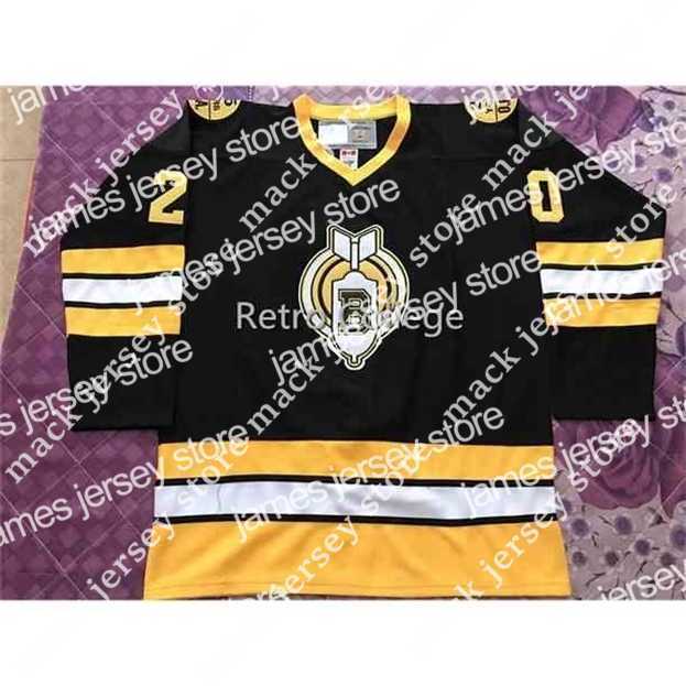 College Hockey Wears Nik1 YOUNGBLOOD MOVIE THUNDER BAY BOMBERS #20 CARL RACKI HOCKEY JERSEY Mens Embroidery Stitched Customize any number