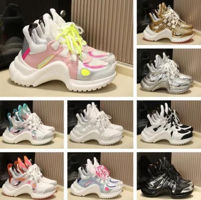 With Box Designer Archlight Casual Shoes arched platform sneakers Women running Black White Grey sports womens Louiseity LVs Viutonity PLqM, 31
With Box Designer Archlight Casual Shoes arched platform sneakers Women running Black White Grey sports womens Louiseity LVs Viutonity PLqM, 31