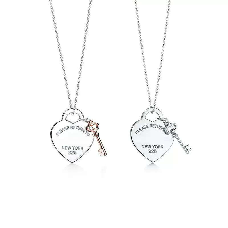 Fashion luxury necklace pendant stainless steel heart shaped key pendant necklace original 925 silver love necklace pendant female DIY pendant jewelry gifts
Fashion luxury necklace pendant stainless steel heart shaped key pendant necklace original 925 silver love necklace pendant female DIY pendant jewelry gifts