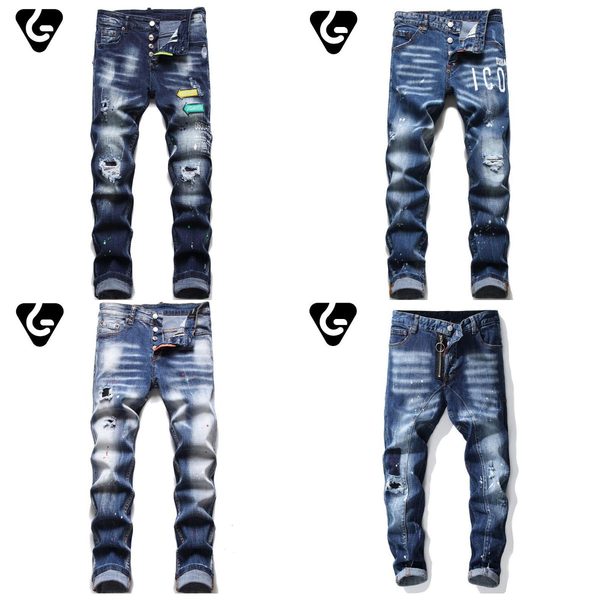 23 Spring new clothing men's jeans, old pants, motorcycle jeans, all-season cotton torn jeans, men's printed stitching pants, 1019
23 Spring new clothing men's jeans, old pants, motorcycle jeans, all-season cotton torn jeans, men's printed stitching pants, 1019