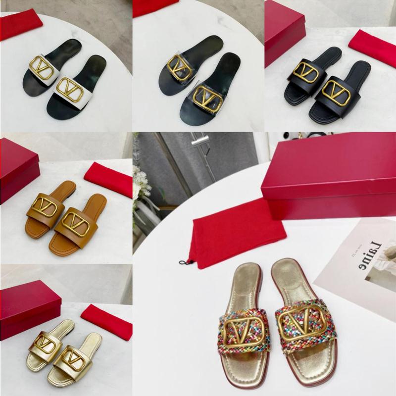 Sandals 2022 Designer Classic Fashion New Ladies Sandals VLogo Signature Grain Leather Decorative Element Slippers Hrgft
Sandals 2022 Designer Classic Fashion New Ladies Sandals VLogo Signature Grain Leather Decorative Element Slippers Hrgft