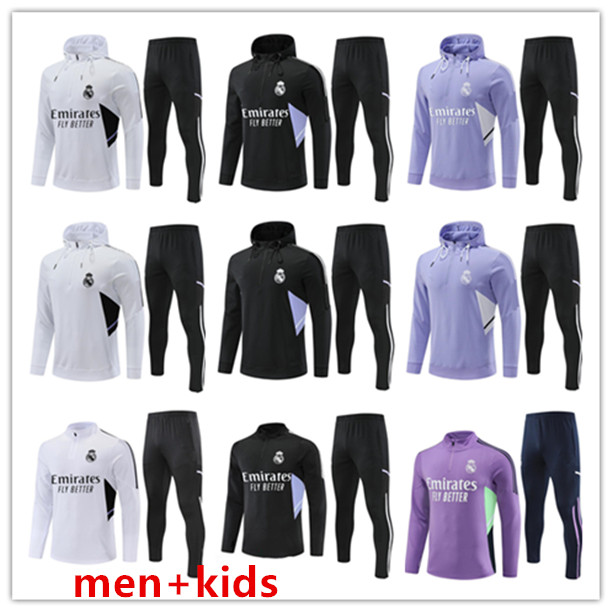 22 23 24 hooded Soccer Tracksuits Sets Real madrids TRACKSUIT set men and kids football kit chandal futbol survetement madrides TRAINING suit soccer jacket, 05
22 23 24 hooded Soccer Tracksuits Sets Real madrids TRACKSUIT set men and kids football kit chandal futbol survetement madrides TRAINING suit soccer jacket, 05