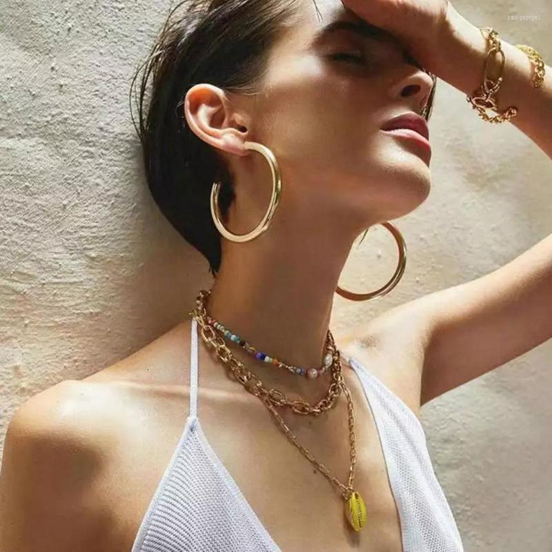 Hoop Earrings Thick For Women 2023 Statement Earring Hoops Metal Pipe Stud Punk Fashion Jewelry Girl Gift
Hoop Earrings Thick For Women 2023 Statement Earring Hoops Metal Pipe Stud Punk Fashion Jewelry Girl Gift