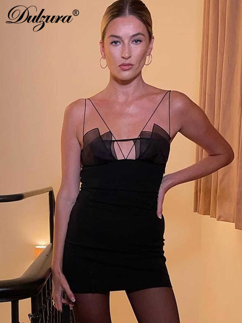 Casual Dresses Dulzura Mesh Patchwork Women Strap Mini Dress Lace Up Bodycon Sexy Party Club Birthday Clothes 2022 Summer Rave Festival T230210, Black
Casual Dresses Dulzura Mesh Patchwork Women Strap Mini Dress Lace Up Bodycon Sexy Party Club Birthday Clothes 2022 Summer Rave Festival T230210, Black