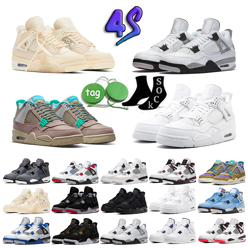 men women basketball shoes 4 4s Black Cat Red Thunder Sail University Blue White Oreo Fire Pure Money Midnight Navy mens sneakers, 10
men women basketball shoes 4 4s Black Cat Red Thunder Sail University Blue White Oreo Fire Pure Money Midnight Navy mens sneakers, 10