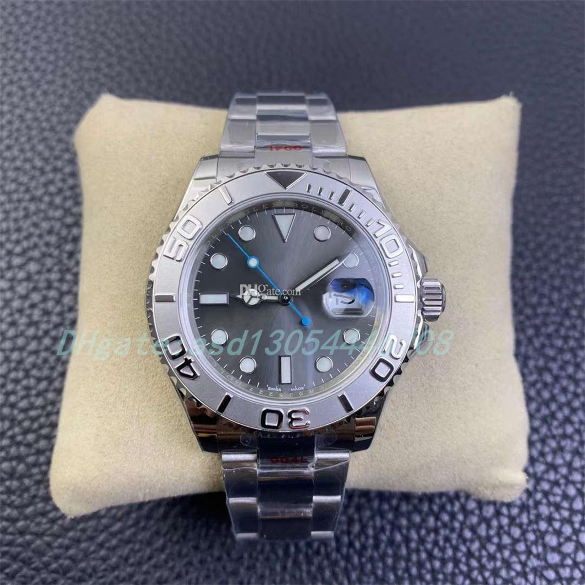 2023New Men's watch Automatic mechanical Cal.3235 movement 40MM 904 l stainless steel Slewing ring mouth Swiss ice blue night light Sapphire glass EW 126622, As shown
2023New Men's watch Automatic mechanical Cal.3235 movement 40MM 904 l stainless steel Slewing ring mouth Swiss ice blue night light Sapphire glass EW 126622, As shown