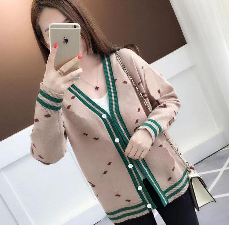 Women Sweater Knit Designer Autumn Winter Cardigans Knitted Loose Coat Double G Letter Printed Sweaters Ladies Outer Wear V-Neck Streetwear Sweatshirt, 07
Women Sweater Knit Designer Autumn Winter Cardigans Knitted Loose Coat Double G Letter Printed Sweaters Ladies Outer Wear V-Neck Streetwear Sweatshirt, 07