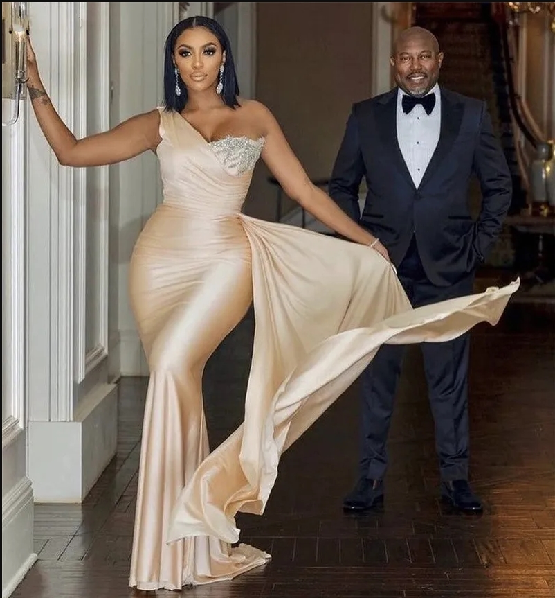 Champagne One Shoul… - image