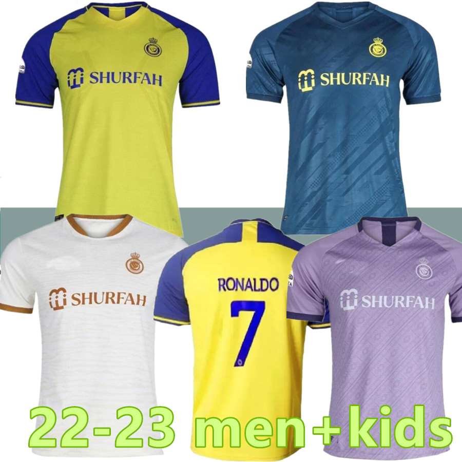 Al Nassr FC soccer Jerseys Ronaldo 2022 2023 Home yellow away third 22 23 CR7 Gonzalo Martinez Talisca Ghislain Konan Vincent Aboubakar men, 22-23 4th
Al Nassr FC soccer Jerseys Ronaldo 2022 2023 Home yellow away third 22 23 CR7 Gonzalo Martinez Talisca Ghislain Konan Vincent Aboubakar men, 22-23 4th