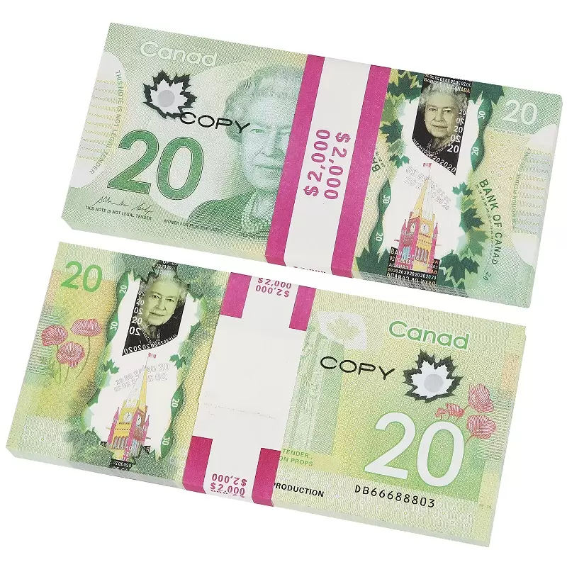 Prop Cad Game Money 5 10 20 50 100 Copy CANADIAN DOLLAR CANADA BANKNOTES FAKE NOTES MOVIE PROPS214a
Prop Cad Game Money 5 10 20 50 100 Copy CANADIAN DOLLAR CANADA BANKNOTES FAKE NOTES MOVIE PROPS214a