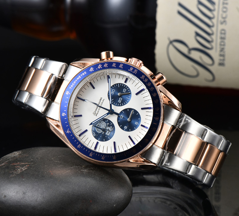 2023 New Omeg Stainless Steel Wrist Watches Mens Watches All Dial Work Quartz Watchs top Luxury Brand Clock Fashion High Quality Men Watch Rose gold, Separate color
2023 New Omeg Stainless Steel Wrist Watches Mens Watches All Dial Work Quartz Watchs top Luxury Brand Clock Fashion High Quality Men Watch Rose gold, Separate color