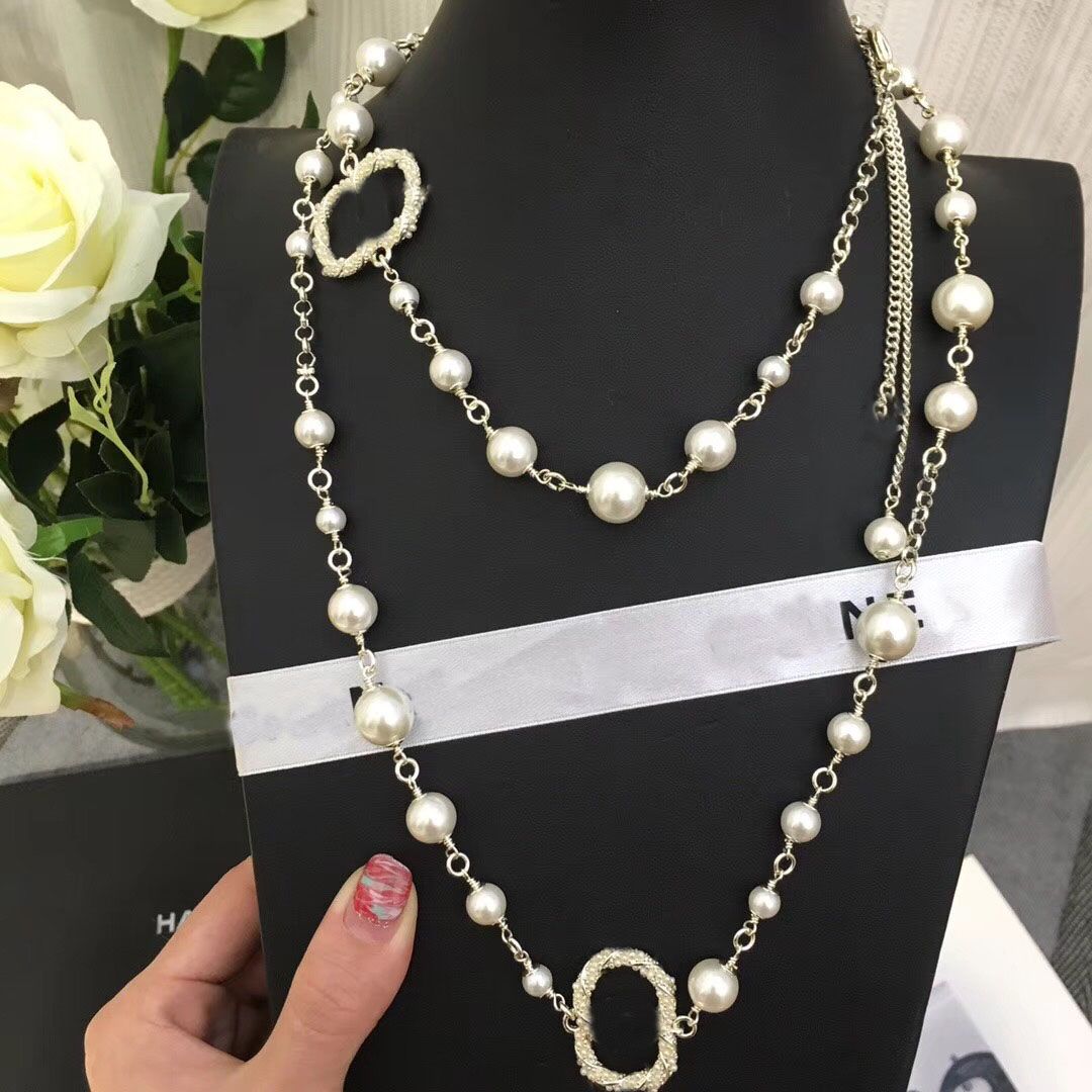 fashion long pearl necklaces chain for women Party wedding lovers gift Bride necklace designer jewelry With flannel bag
fashion long pearl necklaces chain for women Party wedding lovers gift Bride necklace designer jewelry With flannel bag