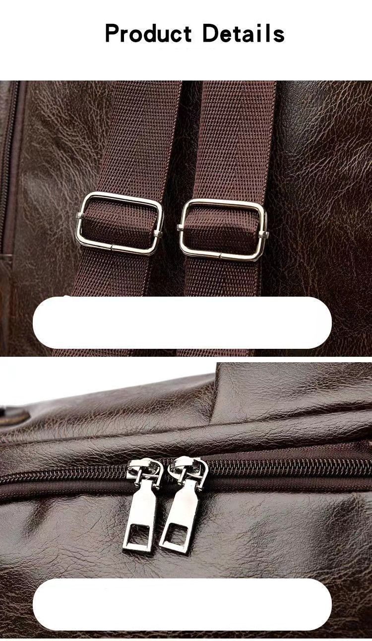 Casual PU Backpack Classic Bags For Women Girls College School Bag Backpacks Leather Large Capacity Bags Women's Travel Purse