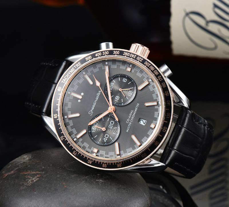 Omeg Wrist Watches for Men 2023 New Mens Watches All Dial Work Quartz Watch High Quality Top Luxury Brand Chronograph Clock black Leather watch band Men Fashion kk01, 02
Omeg Wrist Watches for Men 2023 New Mens Watches All Dial Work Quartz Watch High Quality Top Luxury Brand Chronograph Clock black Leather watch band Men Fashion kk01, 02