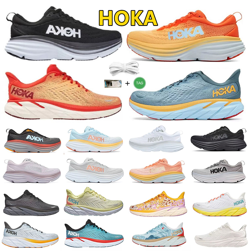 WITH BOX designer HOKA ONE Bondi 8 Running Shoes Clifton 8 black white training Sneakers Designer Women Men summer Orange Amber Yellow Goblin Blue Free People shoe, Color#3
WITH BOX designer HOKA ONE Bondi 8 Running Shoes Clifton 8 black white training Sneakers Designer Women Men summer Orange Amber Yellow Goblin Blue Free People shoe, Color#3