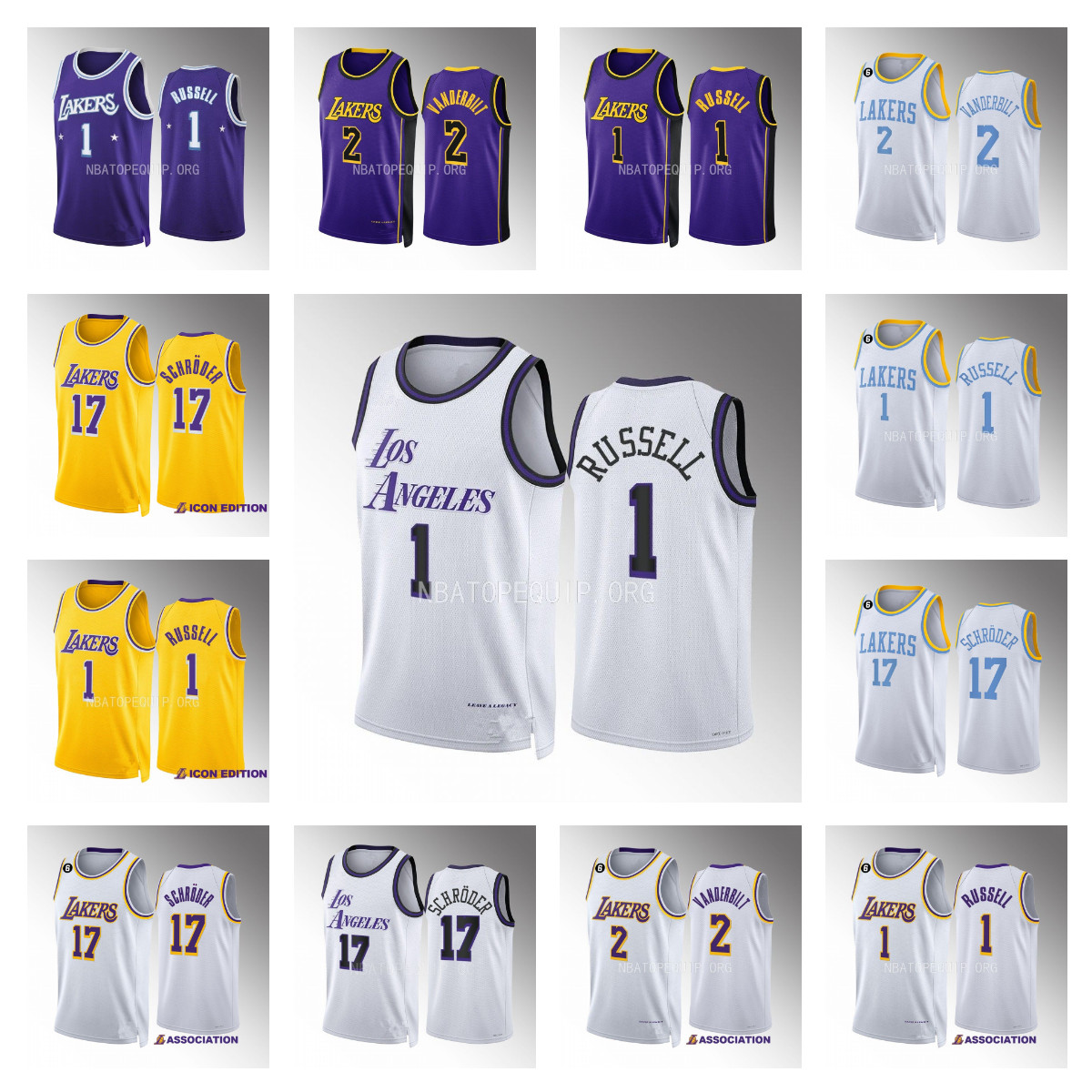 Basketball Jerseys Dennis Schroder #17 D'angelo Russell #1 Jarred Vanderbilt #2 2022-23 Los Angeles''Lakers''Men City Swingman
Basketball Jerseys Dennis Schroder #17 D'angelo Russell #1 Jarred Vanderbilt #2 2022-23 Los Angeles''Lakers''Men City Swingman