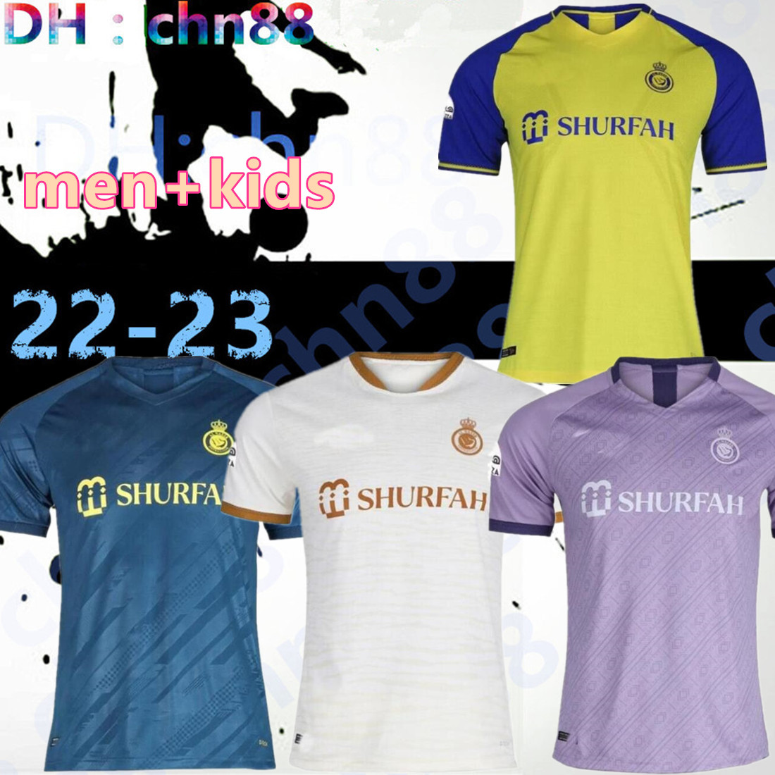 22 23 Al Nassr FC soccer Jerseys Ronaldo 2022 2023 Home yellow away 22 23 CR7 Gonzalo Martinez Talisca women FANS player version men kids kit Football shiirt Al-Nassr, 22-23 away
22 23 Al Nassr FC soccer Jerseys Ronaldo 2022 2023 Home yellow away 22 23 CR7 Gonzalo Martinez Talisca women FANS player version men kids kit Football shiirt Al-Nassr, 22-23 away