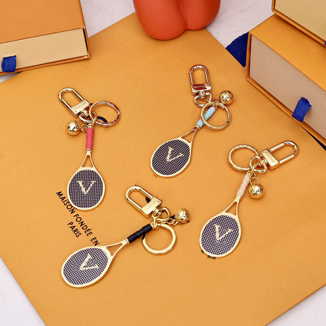 Designer Tennis Racquet Keychain - Luxury Women's Car Key Chain with Letters, Buckle and Exquisite Pendant
Designer Tennis Racquet Keychain - Luxury Women's Car Key Chain with Letters, Buckle and Exquisite Pendant