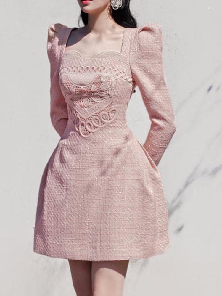 Casual Dresses Womens Style Temperament Celebrity Embroidery Slim Skirt Clothes