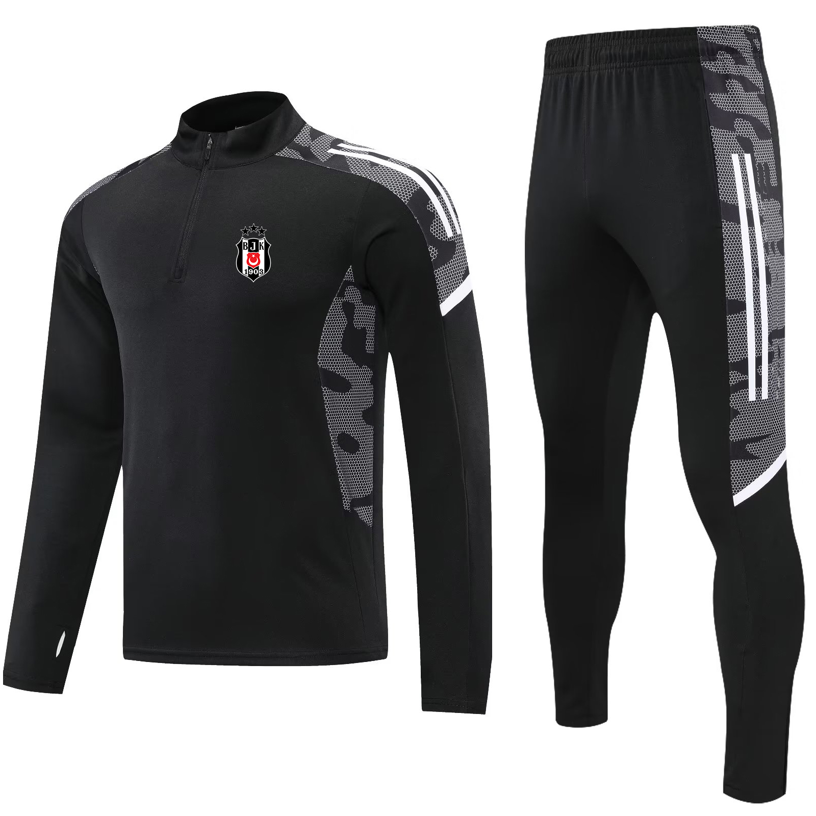 Besiktas JK Men's Jacket Pants Soccer Tracksuit Football Training Suits Sportswear Jogging Wear Adult Tracksuts, No 3
Besiktas JK Men's Jacket Pants Soccer Tracksuit Football Training Suits Sportswear Jogging Wear Adult Tracksuts, No 3
