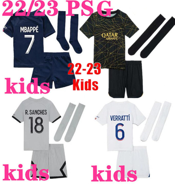 Maillots de football 22 23 psgs kids soccer jersey 2022 2023 MBAPPE shirt boys set uniform shorts socks maillot foot, 22/23 home no socks
Maillots de football 22 23 psgs kids soccer jersey 2022 2023 MBAPPE shirt boys set uniform shorts socks maillot foot, 22/23 home no socks