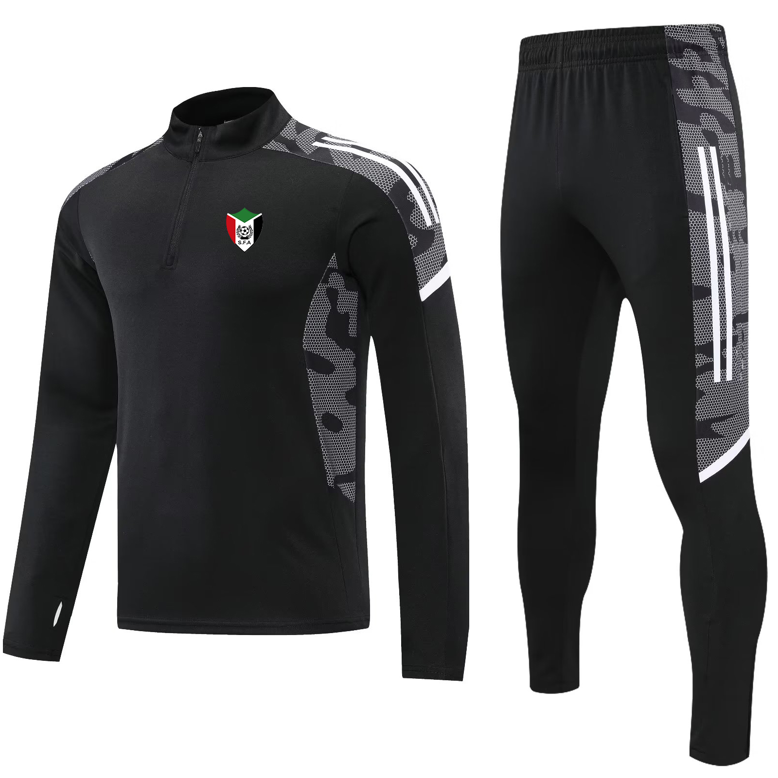 Sudan national football team Men's Jacket Pants Soccer Tracksuit Football Training Suits Sportswear Jogging Wear Adult Tracksuts, No 3
Sudan national football team Men's Jacket Pants Soccer Tracksuit Football Training Suits Sportswear Jogging Wear Adult Tracksuts, No 3