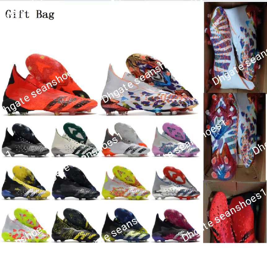 Gift Bag Football Boots Predator Freak FG Firm Ground Soccer Shoes For Mens Black Red Blue Green Pink Yellow Silver White Multi Pogba Football Cleats US6.5-11.5
Gift Bag Football Boots Predator Freak FG Firm Ground Soccer Shoes For Mens Black Red Blue Green Pink Yellow Silver White Multi Pogba Football Cleats US6.5-11.5