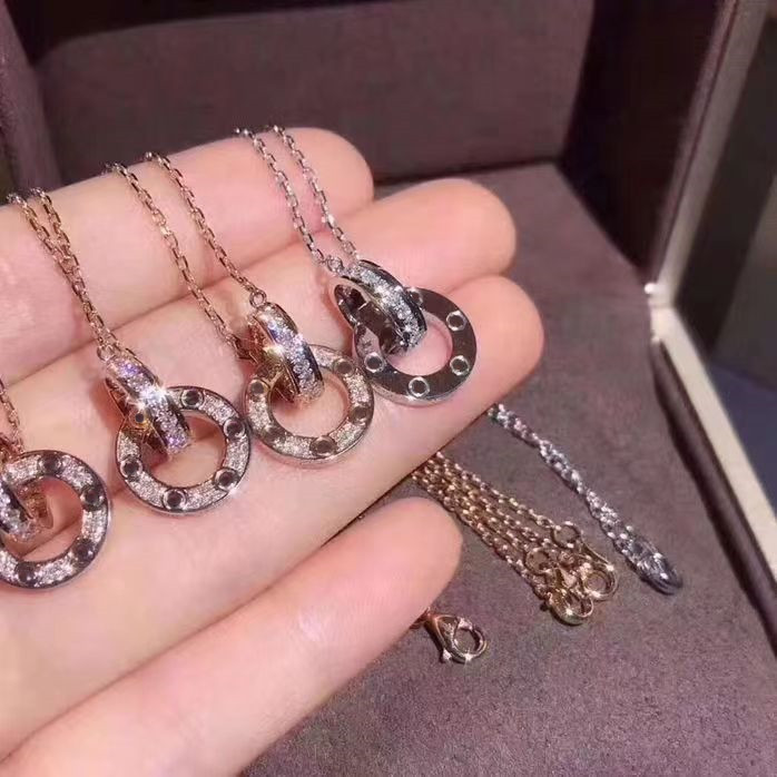 diamond love necklace circular pendants fashion choker stainless steel necklace women men Lover neckalce
diamond love necklace circular pendants fashion choker stainless steel necklace women men Lover neckalce