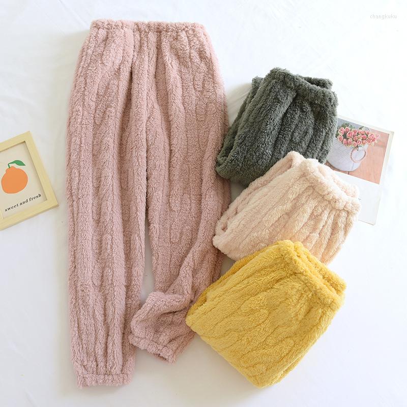 Women's Sleepwear Pajamas Pants For Women's Autumn And Winter Coral Fleece Long Trousers Flannel Warm Loose Large Size Thick Pajama, Beige
Women's Sleepwear Pajamas Pants For Women's Autumn And Winter Coral Fleece Long Trousers Flannel Warm Loose Large Size Thick Pajama, Beige
