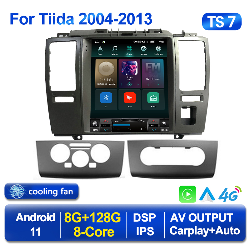 Car Dvd Radio Multimedia Player Android 11 for Nissan Tiida C11 2004-2013 Tesla Style Carplay GPS Navigation Head Unit Stereo 2din
Car Dvd Radio Multimedia Player Android 11 for Nissan Tiida C11 2004-2013 Tesla Style Carplay GPS Navigation Head Unit Stereo 2din