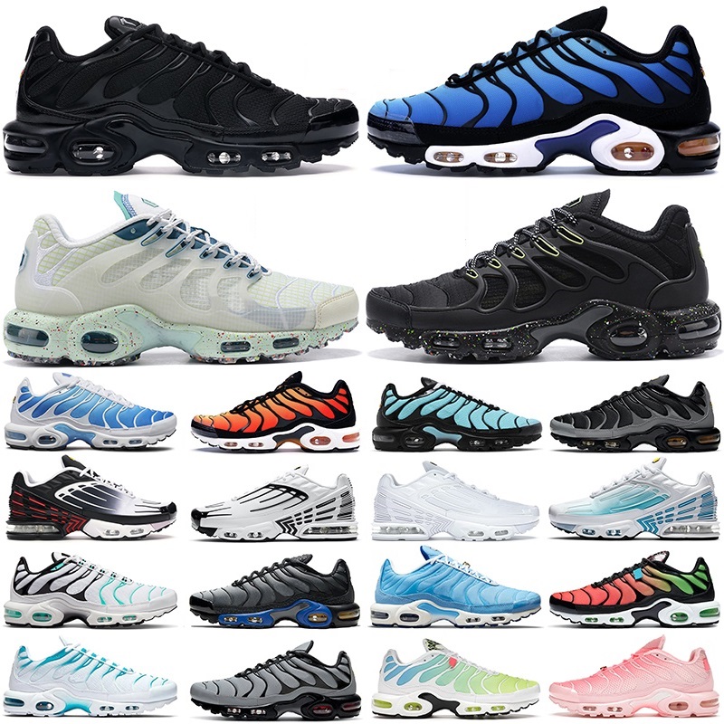 2023 men women running shoes plus Terrascape Triple Black white Atlanta Hyper Sky Blue Fury Jade Laser Wolf Grey mens maxplus trainers max outdoor sports 36-47
2023 men women running shoes plus Terrascape Triple Black white Atlanta Hyper Sky Blue Fury Jade Laser Wolf Grey mens maxplus trainers max outdoor sports 36-47