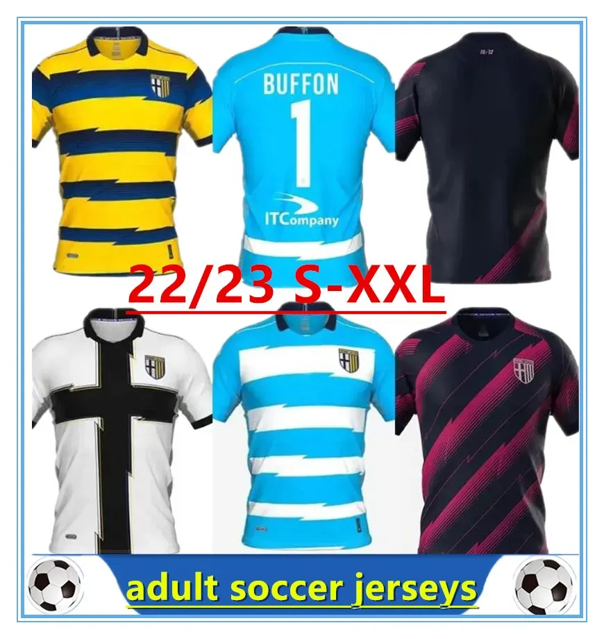 22 23 PARMA soccer jerseys CALCIO GOALKEEPER MAGLIA PORTIERE BUFFON 1 KUCO MIHAILA GERVINHO retro jerseys HERNANI football shirt, Away 
22 23 PARMA soccer jerseys CALCIO GOALKEEPER MAGLIA PORTIERE BUFFON 1 KUCO MIHAILA GERVINHO retro jerseys HERNANI football shirt, Away