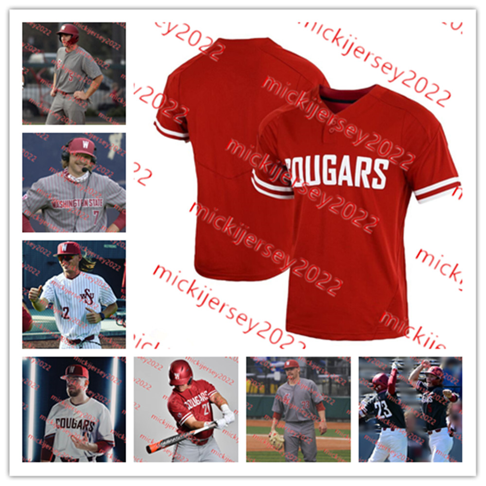 Washington State Cougars Baseball Jersey Custom Stitched Mens Jack Smith Kyle Russell Justin Van de Brake Kodie Kolden Bryce Matthews WSU Jerseys, Charcoal black
Washington State Cougars Baseball Jersey Custom Stitched Mens Jack Smith Kyle Russell Justin Van de Brake Kodie Kolden Bryce Matthews WSU Jerseys, Charcoal black
