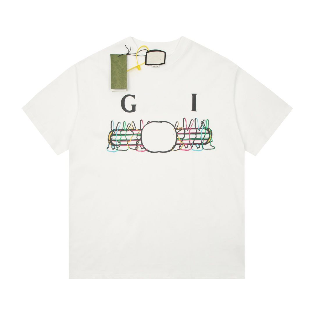 2023 Newly listed Summer Europe Italy letter printing cotton T shirts Fashion Mens Short Sleeve Graphic Customize Women two G brands Clothes Casual Cotton Tees tops, G u c c i
2023 Newly listed Summer Europe Italy letter printing cotton T shirts Fashion Mens Short Sleeve Graphic Customize Women two G brands Clothes Casual Cotton Tees tops, G u c c i
