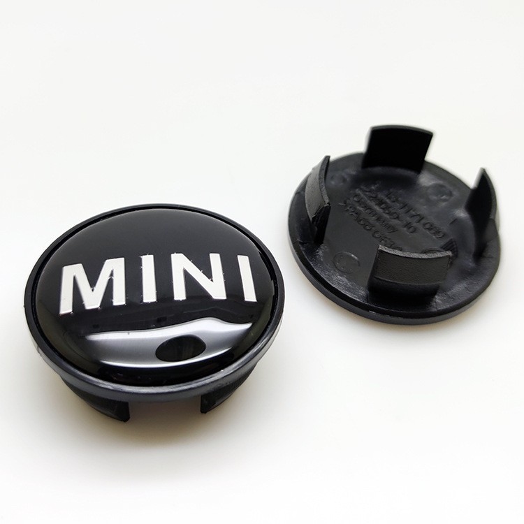 500 pcs 54mm 4 pin Mini Cooper Emblem Wheel Center Cap Genuine R50 R53 R56 R55 R52 Logo Sticker