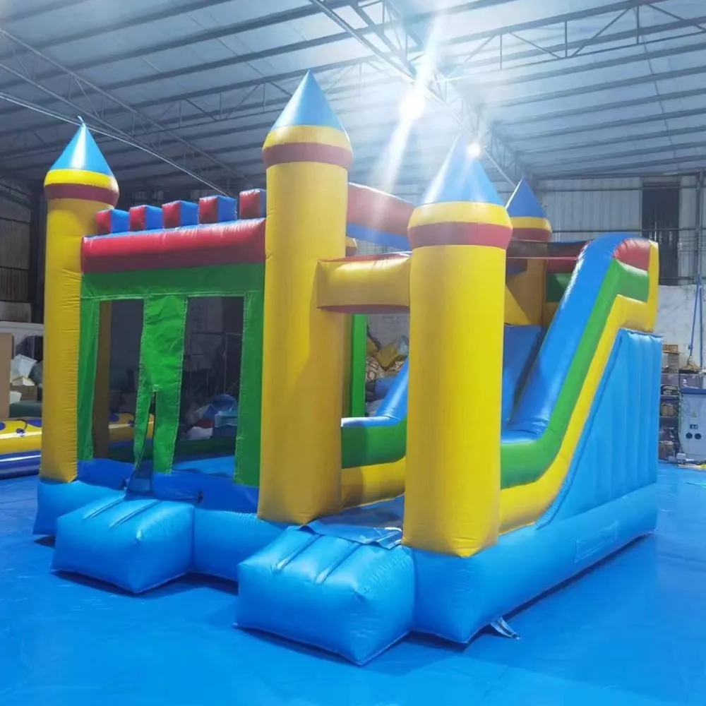 Customized PVC Trampolines Inflatable Dry Slide Jumping Bed Mutil color Princess Children Bouncy Castle with Slide include Blower free ship
Customized PVC Trampolines Inflatable Dry Slide Jumping Bed Mutil color Princess Children Bouncy Castle with Slide include Blower free ship