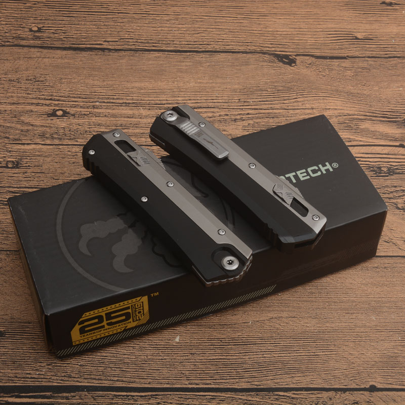 US MT 184-10S Combat Troodon Glykon Automatic knife D2 Blade 6061-T6 Aviation aluminum Camping survival Tactical knives UT85 UT88 Tools
US MT 184-10S Combat Troodon Glykon Automatic knife D2 Blade 6061-T6 Aviation aluminum Camping survival Tactical knives UT85 UT88 Tools