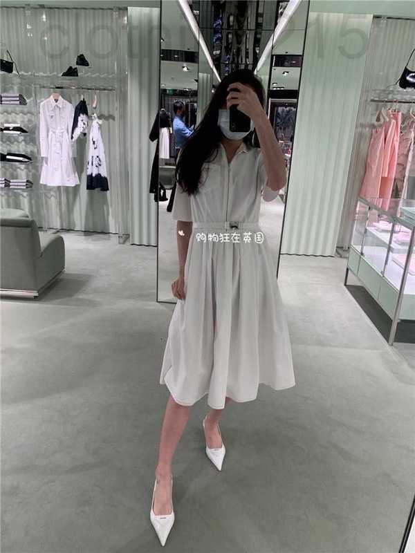 Casual Dresses Designer Spring and summer new doll neckline zippered waist slim dress with belt short sleeve skirt children TQXE, White4
Casual Dresses Designer Spring and summer new doll neckline zippered waist slim dress with belt short sleeve skirt children TQXE, White4