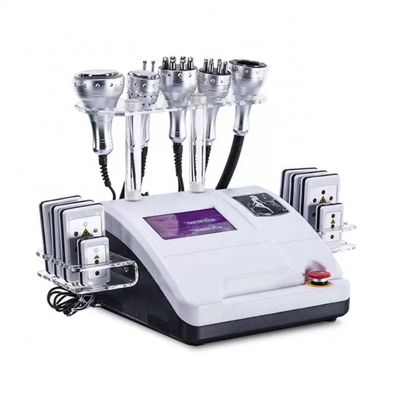 Professional 8 In 1 Skin Care Slimming Machine Ultrasonic Cavitation Radio Frequency For Spa Ce