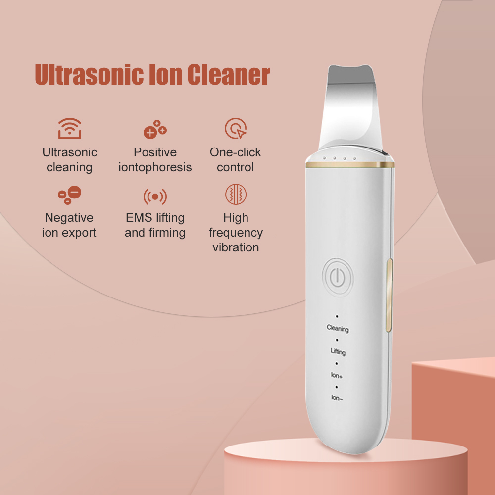 Face Massager 4 In 1 Face Lift Devices Face Massager Led Skin Rejuvenation Machine Ultrasonic Skin Scrubber Blackhead Remover Face Steamer 230211
