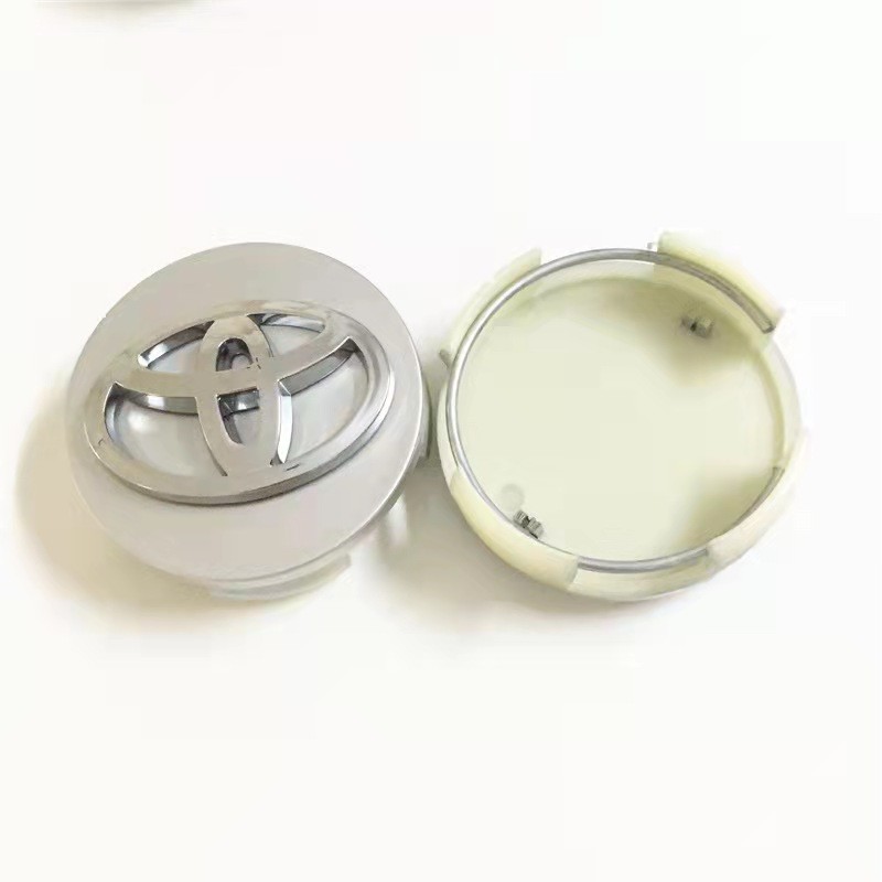 100 pcs/lot 62mm black silver car wheel center cap hub caps covers badge emblem for Corolla Car Accessories