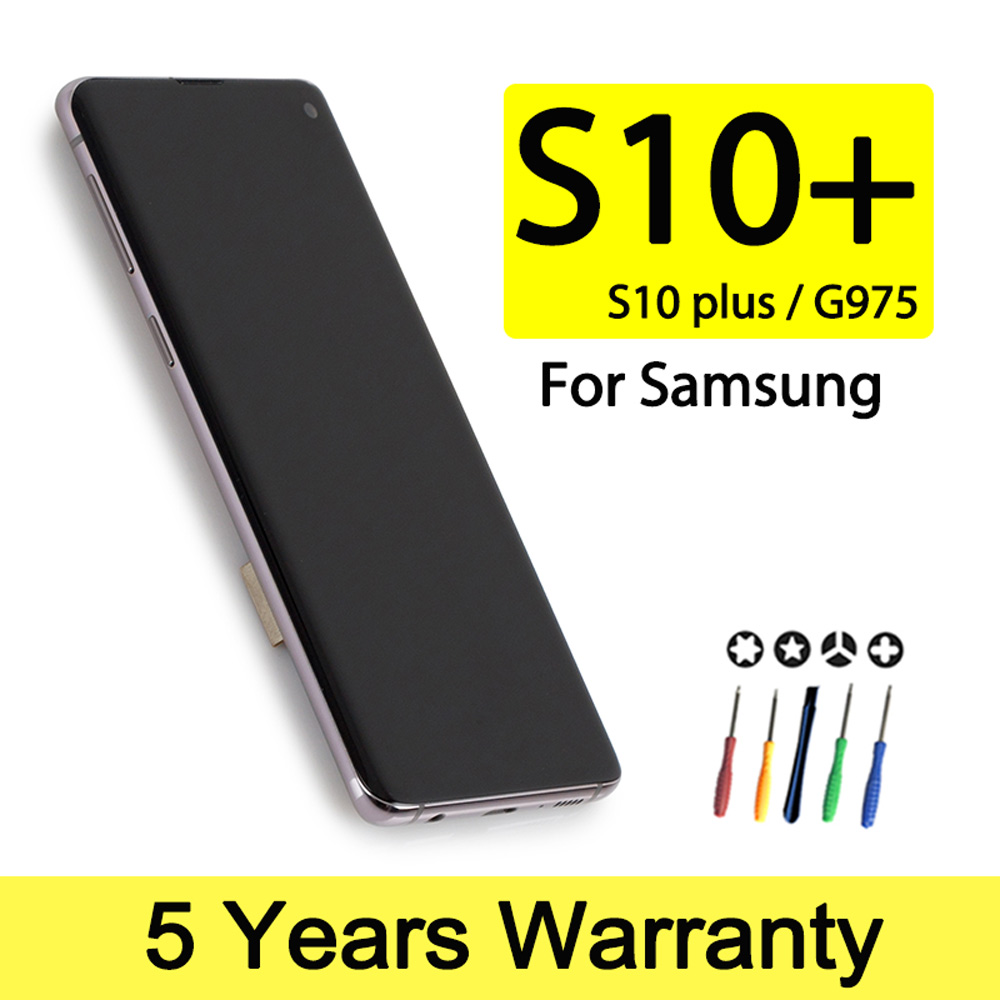 For Samsung Galaxy S10 Original AMOLED With Dead Pixel Display S10 Plus G975 G975F G975F/DS Lcd Touch Screen Digitizer
For Samsung Galaxy S10 Original AMOLED With Dead Pixel Display S10 Plus G975 G975F G975F/DS Lcd Touch Screen Digitizer