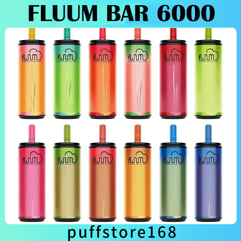 Original Fluum Bar Disposable Battery E cigarette 6000 Puffs Vape Pen 15ml Pre-filled Mesh Coil Pods Cartridge 600mAh Rechargeable Vaporizer Kit vapes Elf cig store
Original Fluum Bar Disposable Battery E cigarette 6000 Puffs Vape Pen 15ml Pre-filled Mesh Coil Pods Cartridge 600mAh Rechargeable Vaporizer Kit vapes Elf cig store