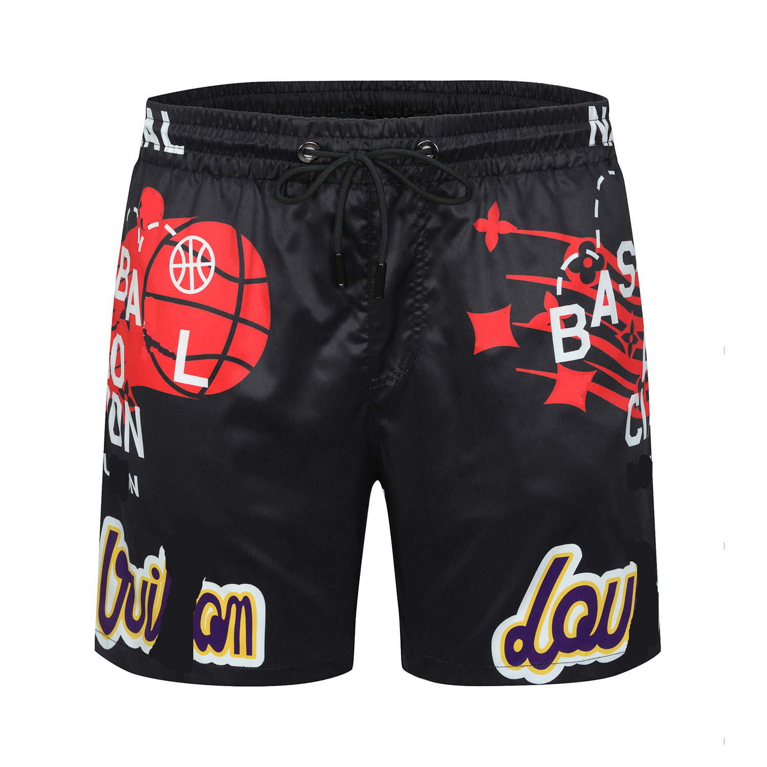 Men's designer men's shorts fashion letter ball print drawstring pants loose men's casual street pants Asian size M-3XL
Men's designer men's shorts fashion letter ball print drawstring pants loose men's casual street pants Asian size M-3XL