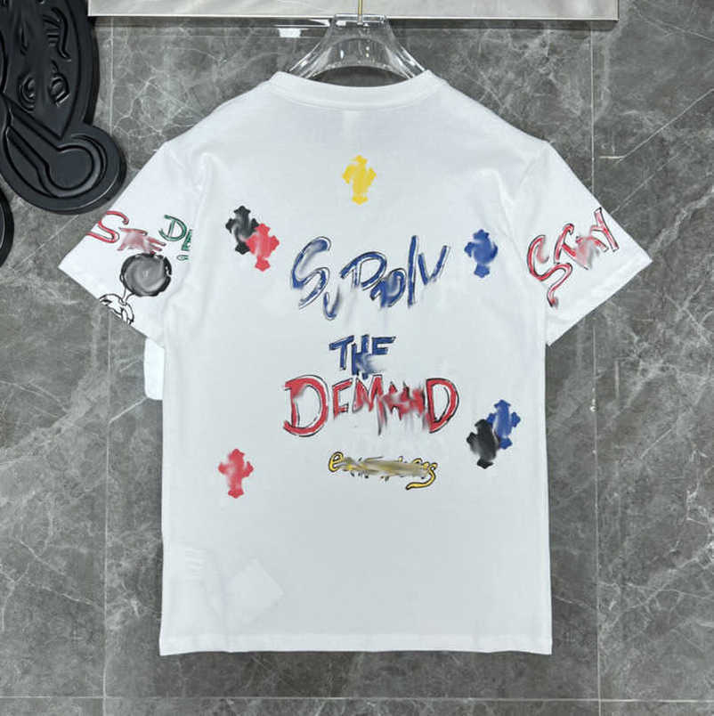 Fashion Luxury Men's Brand t Shirt Tops Tees Men Women Sanskrit Letter Couple T-shirt Sweatshirt Horseshoe Flower Short Sleeve Polos Cross Unisex Tee Tshirts Dcs3
Fashion Luxury Men's Brand t Shirt Tops Tees Men Women Sanskrit Letter Couple T-shirt Sweatshirt Horseshoe Flower Short Sleeve Polos Cross Unisex Tee Tshirts Dcs3